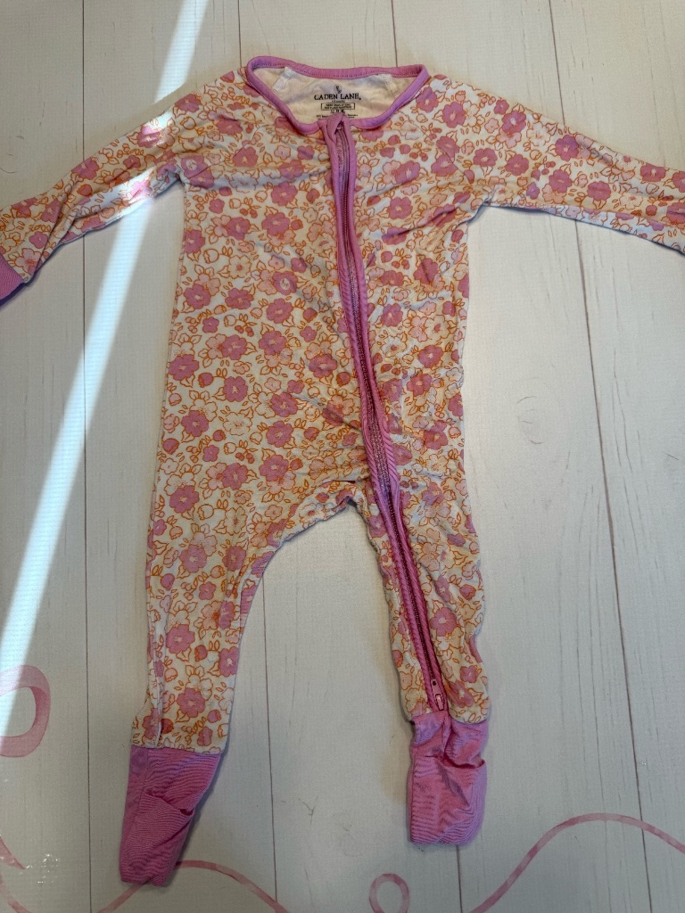 Caden Lane Bamboo Sleeper Size 3-6 Months